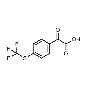 2-Oxo-2-(4-((trifluoromethyl)thio)phenyl)acetic acid|CS-1361296