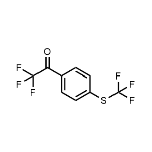 2,2,2-Trifluoro-1-(4-((trifluoromethyl)thio)phenyl)ethan-1-one|CS-1361299