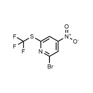 2-Bromo-4-nitro-6-((trifluoromethyl)thio)pyridine|CS-1361302