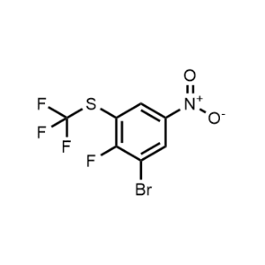 (3-Bromo-2-fluoro-5-nitrophenyl)(trifluoromethyl)sulfane|CS-1361303