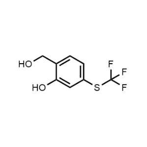 2-(Hydroxymethyl)-5-((trifluoromethyl)thio)phenol|CS-1361312
