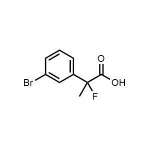 2-(3-Bromophenyl)-2-fluoropropanoic acid|CS-1361606