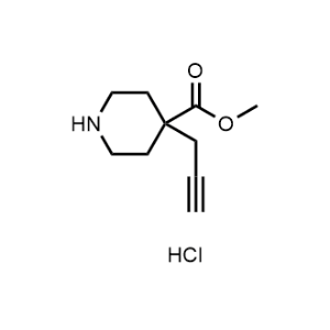 Methyl 4-(prop-2-yn-1-yl)piperidine-4-carboxylate hydrochloride|CS-1361615
