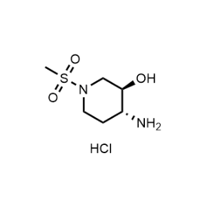 (3R,4R)-4-Amino-1-(methylsulfonyl)piperidin-3-ol hydrochloride|CS-1361640