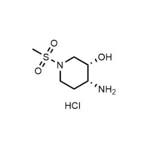 (3S,4R)-4-Amino-1-(methylsulfonyl)piperidin-3-ol hydrochloride|CS-1361644