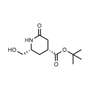 rel-tert-Butyl (2R,4R)-2-(hydroxymethyl)-6-oxopiperidine-4-carboxylate|CS-1361666