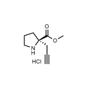 Methyl (R)-2-(prop-2-yn-1-yl)pyrrolidine-2-carboxylate hydrochloride|CS-1361983