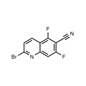 2-Bromo-5,7-difluoroquinoline-6-carbonitrile|CS-1361988