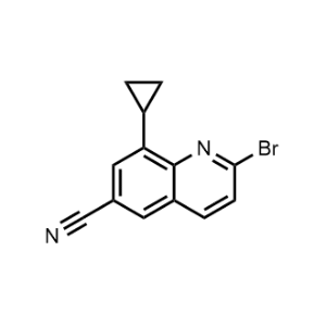 2-Bromo-8-cyclopropylquinoline-6-carbonitrile|CS-1361998