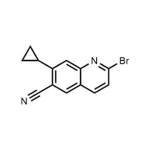 2-Bromo-7-cyclopropylquinoline-6-carbonitrile|CS-1362000