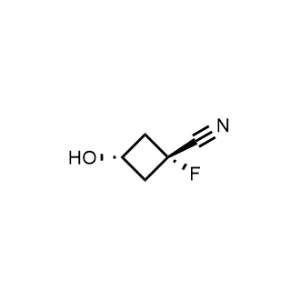 trans-1-Fluoro-3-hydroxycyclobutane-1-carbonitrile|CS-1362007