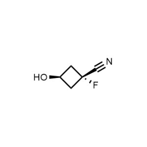 cis-1-Fluoro-3-hydroxycyclobutane-1-carbonitrile|CS-1362008