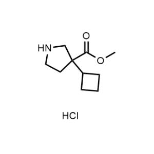 Methyl 3-cyclobutylpyrrolidine-3-carboxylate hydrochloride|CS-1362045