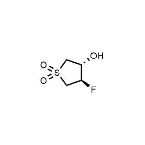 rel-(3R,4R)-3-Fluoro-4-hydroxytetrahydrothiophene 1,1-dioxide|CS-1362095