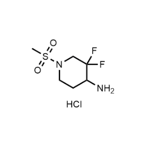 3,3-Difluoro-1-(methylsulfonyl)piperidin-4-amine hydrochloride|CS-1362099
