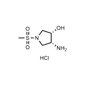 (3S,4R)-4-Amino-1-(methylsulfonyl)pyrrolidin-3-ol hydrochloride|CS-1362101