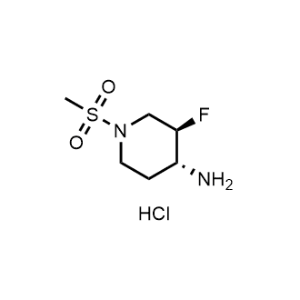 (3R,4R)-3-Fluoro-1-(methylsulfonyl)piperidin-4-amine hydrochloride|CS-1362105