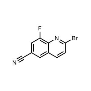 2-Bromo-8-fluoroquinoline-6-carbonitrile|CS-1362118