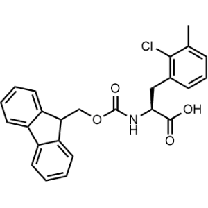 (S)-2-((((9H-Fluoren-9-yl)methoxy)carbonyl)amino)-3-(2-chloro-3-methylphenyl)propanoic acid|CS-1362149
