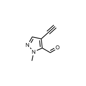 4-Ethynyl-1-methyl-1H-pyrazole-5-carbaldehyde|CS-1362171