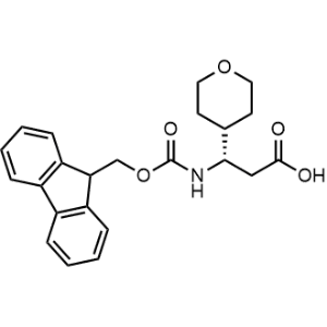 (S)-3-((((9H-Fluoren-9-yl)methoxy)carbonyl)amino)-3-(tetrahydro-2H-pyran-4-yl)propanoic acid|CS-1362908
