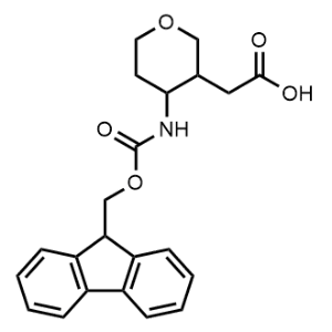 2-(4-((((9H-Fluoren-9-yl)methoxy)carbonyl)amino)tetrahydro-2H-pyran-3-yl)acetic acid|CS-1362909