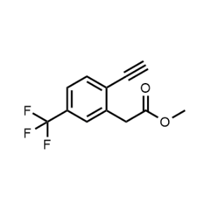 Methyl 2-(2-ethynyl-5-(trifluoromethyl)phenyl)acetate|CS-1363064