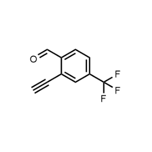 2-Ethynyl-4-(trifluoromethyl)benzaldehyde|CS-1363067