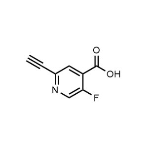2-Ethynyl-5-fluoroisonicotinic acid|CS-1363091