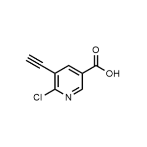 6-Chloro-5-ethynylnicotinic acid|CS-1363095