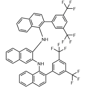 N2,N3-Bis(2-(3,5-bis(trifluoromethyl)phenyl)naphthalen-1-yl)naphthalene-2,3-diamine|CS-1363100