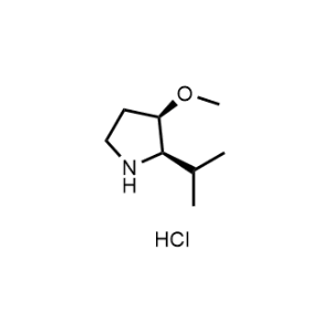 rel-(2R,3R)-2-Isopropyl-3-methoxypyrrolidine hydrochloride|CS-1363125