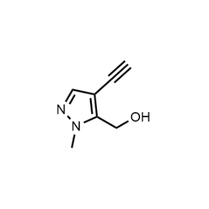 (4-Ethynyl-1-methyl-1H-pyrazol-5-yl)methanol|CS-1363200