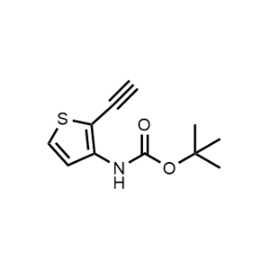 tert-Butyl (2-ethynylthiophen-3-yl)carbamate|CS-1363281