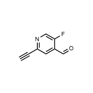2-Ethynyl-5-fluoroisonicotinaldehyde|CS-1363395