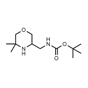 tert-Butyl ((5,5-dimethylmorpholin-3-yl)methyl)carbamate|CS-1363428
