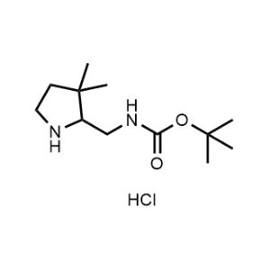 tert-Butyl ((3,3-dimethylpyrrolidin-2-yl)methyl)carbamate hydrochloride|CS-1363434