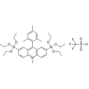 9-Mesityl-10-methyl-2,7-bis(triethoxysilyl)acridin-10-ium trifluoromethanesulfonate|CS-1363583