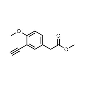 Methyl 2-(3-ethynyl-4-methoxyphenyl)acetate|CS-1363709