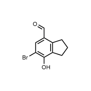 6-Bromo-7-hydroxy-2,3-dihydro-1H-indene-4-carbaldehyde|CS-1363722