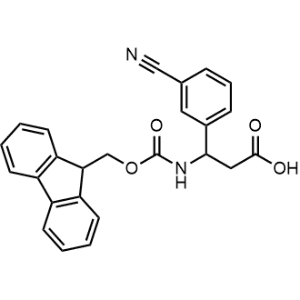 3-((((9H-Fluoren-9-yl)methoxy)carbonyl)amino)-3-(3-cyanophenyl)propanoic acid|CS-1363947