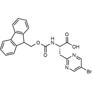 (S)-2-((((9H-Fluoren-9-yl)methoxy)carbonyl)amino)-3-(5-bromopyrimidin-2-yl)propanoic acid|CS-1363997