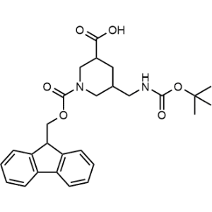 1-(((9H-Fluoren-9-yl)methoxy)carbonyl)-5-(((tert-butoxycarbonyl)amino)methyl)piperidine-3-carboxylic acid|CS-1364002