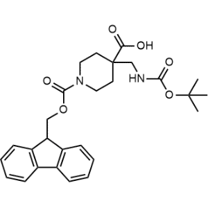1-(((9H-Fluoren-9-yl)methoxy)carbonyl)-4-(((tert-butoxycarbonyl)amino)methyl)piperidine-4-carboxylic acid|CS-1364003