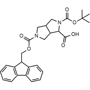 5-(((9H-Fluoren-9-yl)methoxy)carbonyl)-2-(tert-butoxycarbonyl)octahydropyrrolo[3,4-c]pyrrole-1-carboxylic acid|CS-1364008