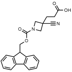 3-(1-(((9H-Fluoren-9-yl)methoxy)carbonyl)-3-cyanoazetidin-3-yl)propanoic acid|CS-1364015