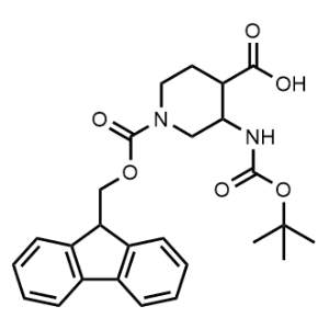 1-(((9H-Fluoren-9-yl)methoxy)carbonyl)-3-((tert-butoxycarbonyl)amino)piperidine-4-carboxylic acid|CS-1364016