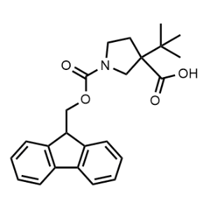 1-(((9H-Fluoren-9-yl)methoxy)carbonyl)-3-(tert-butyl)pyrrolidine-3-carboxylic acid|CS-1364019