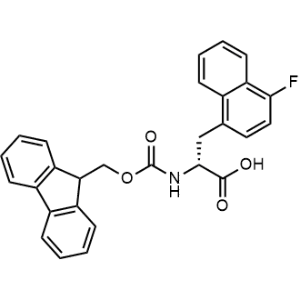(R)-2-((((9H-Fluoren-9-yl)methoxy)carbonyl)amino)-3-(4-fluoronaphthalen-1-yl)propanoic acid|CS-1364040