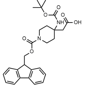 2-(1-(((9H-Fluoren-9-yl)methoxy)carbonyl)-4-((tert-butoxycarbonyl)amino)piperidin-4-yl)acetic acid|CS-1364042